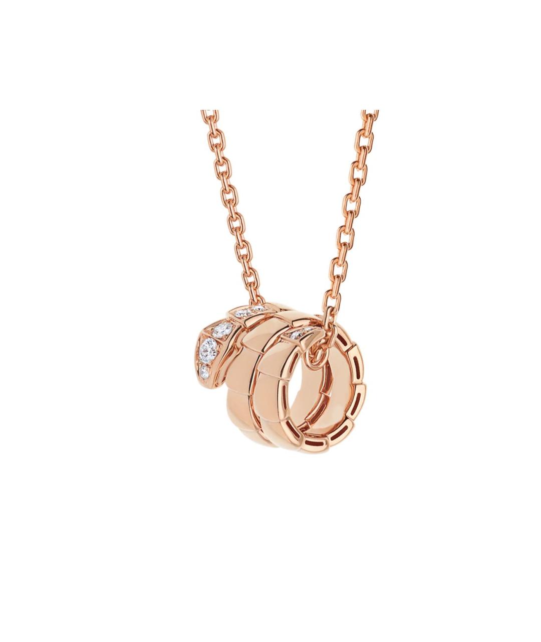 BVLGARI Золотая подвеска из розового золота, фото 8