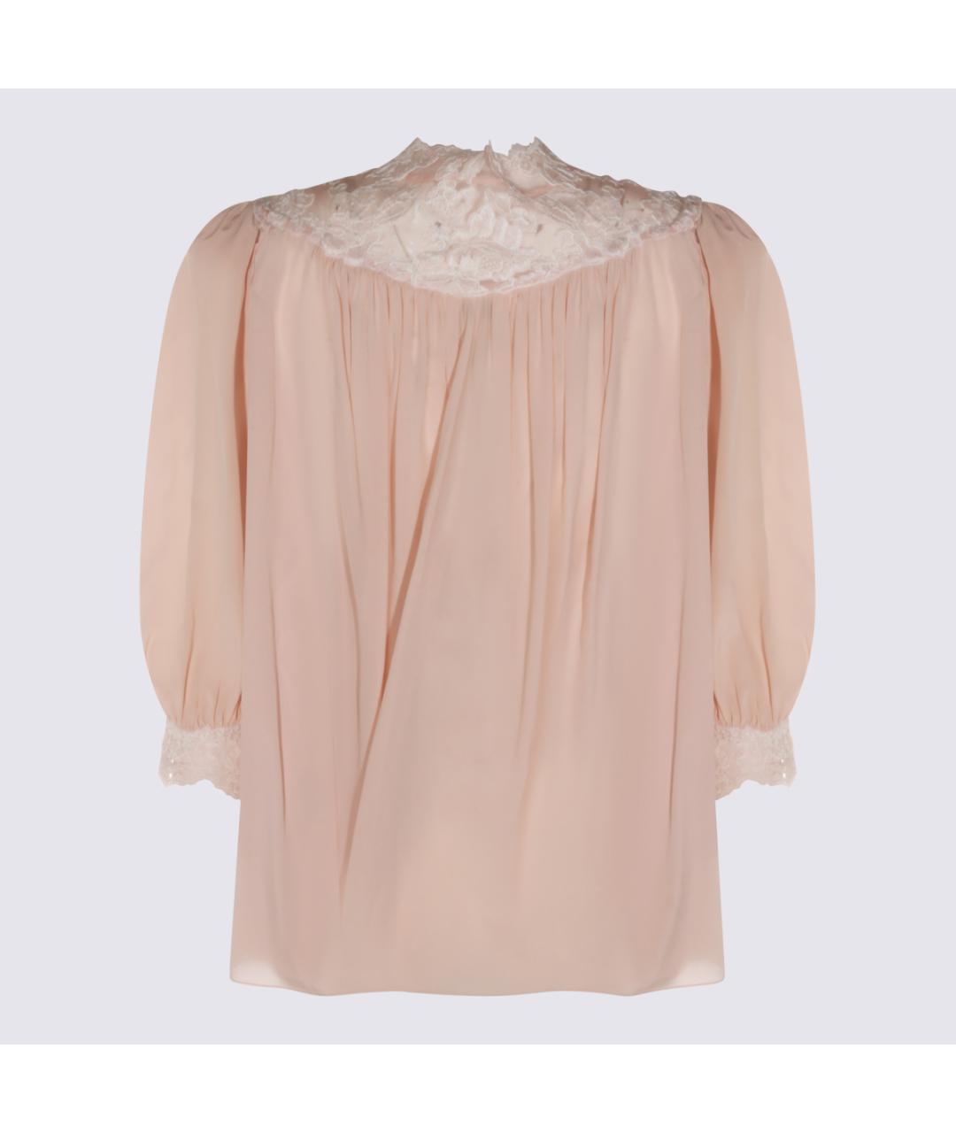 CHLOE Розовая хлопковая блузы, фото 2
