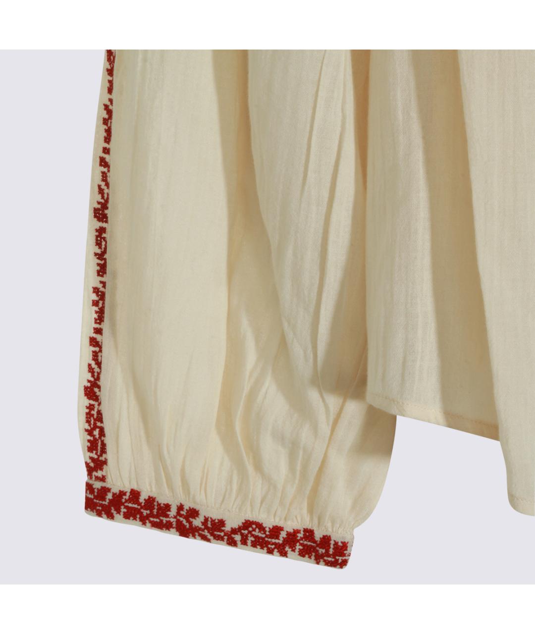 ISABEL MARANT ETOILE Бежевая вискозная рубашка, фото 3