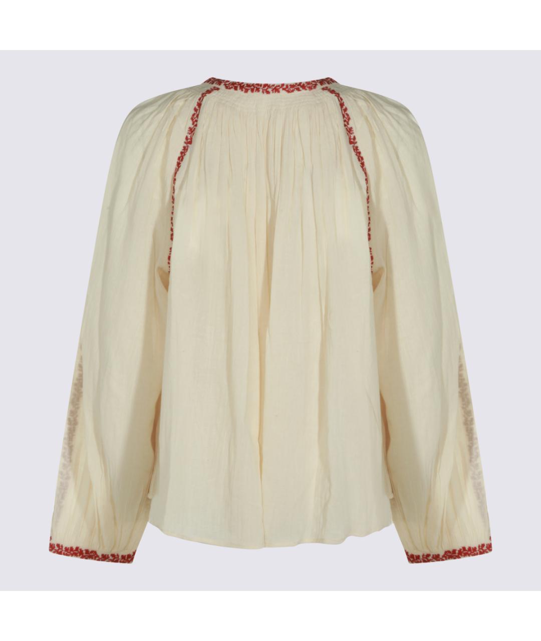ISABEL MARANT ETOILE Бежевая вискозная рубашка, фото 2