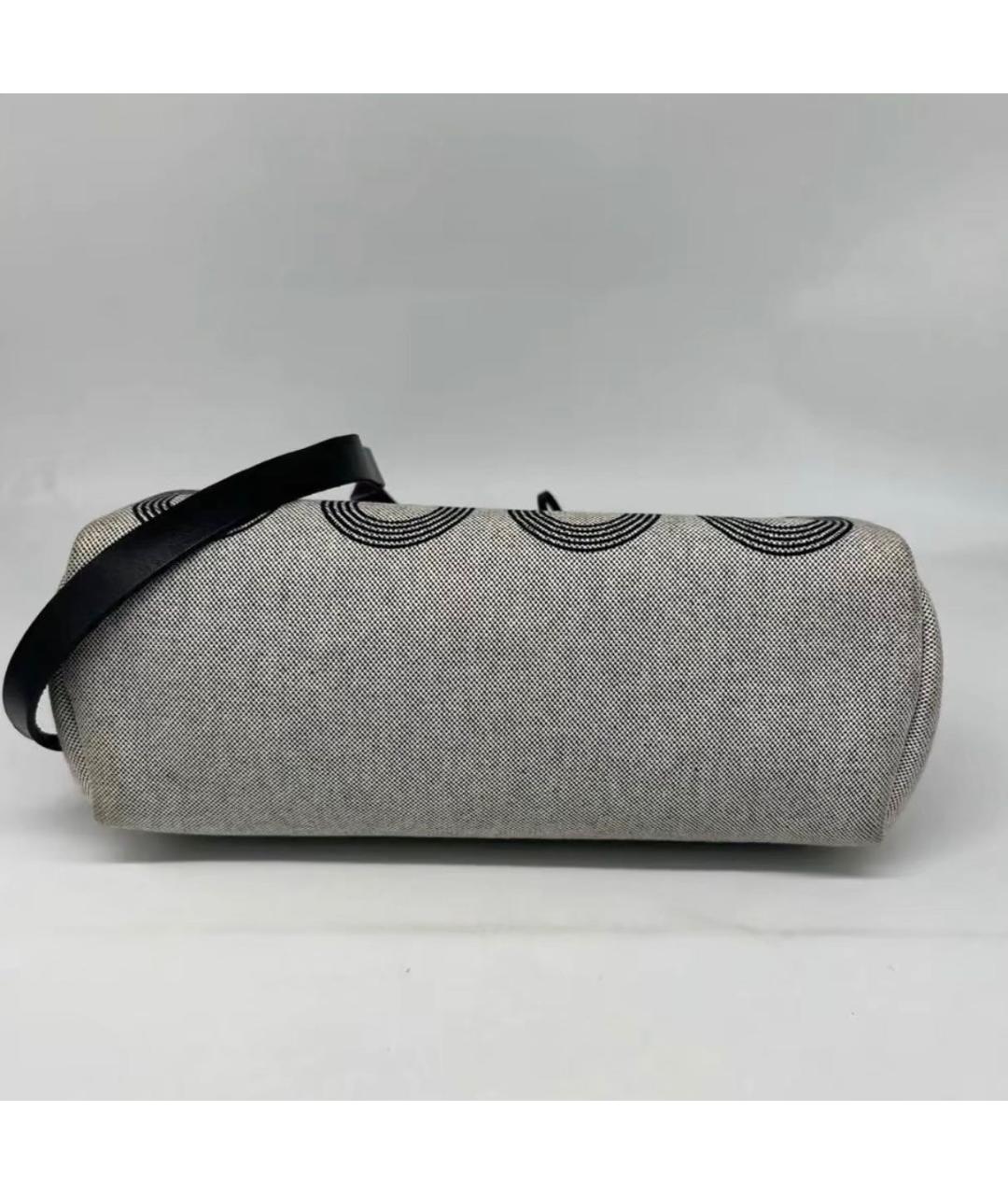 HERMES Черная тканевая сумка через плечо, фото 7