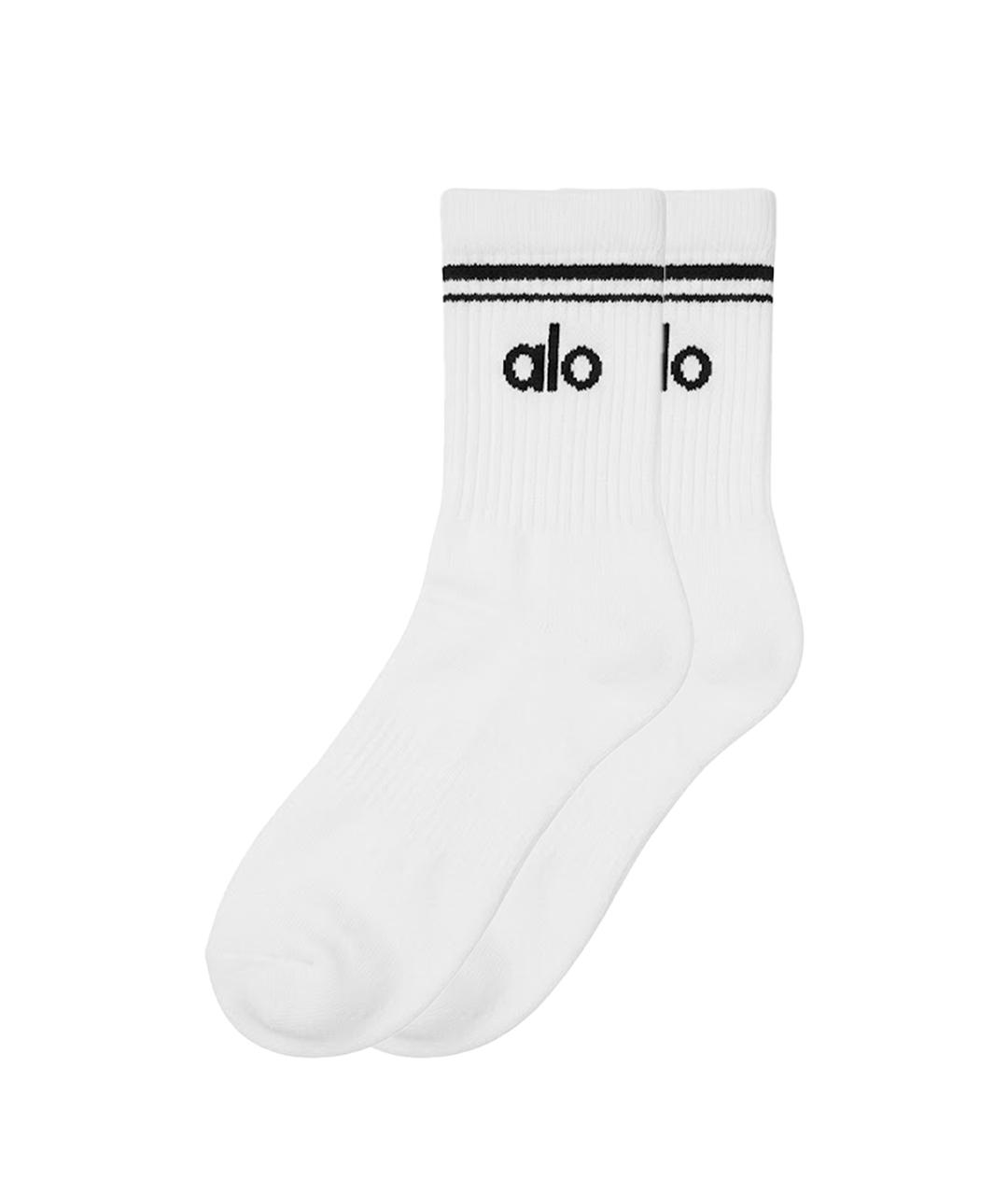 ALO YOGA Белые носки, чулки и колготы, фото 1