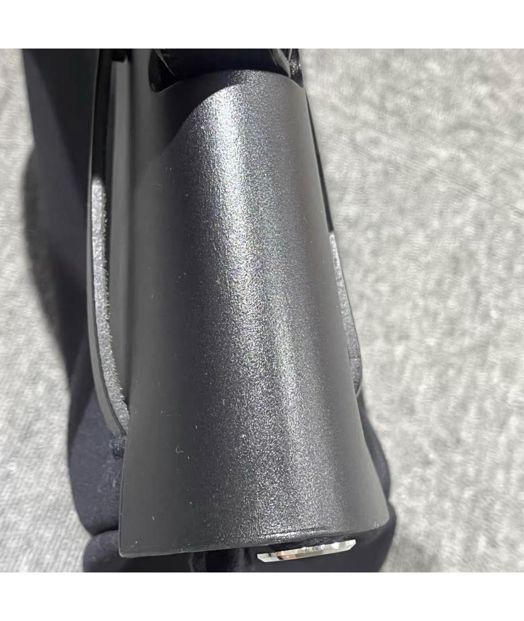 HERMES Черная тканевая сумка через плечо, фото 5