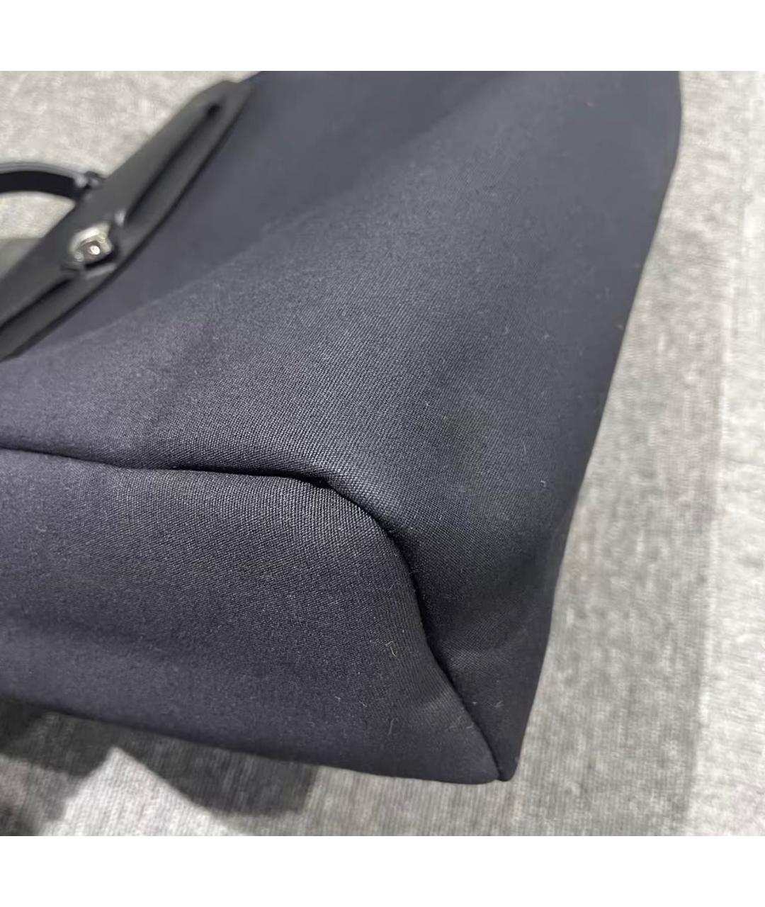 HERMES Черная тканевая сумка через плечо, фото 6