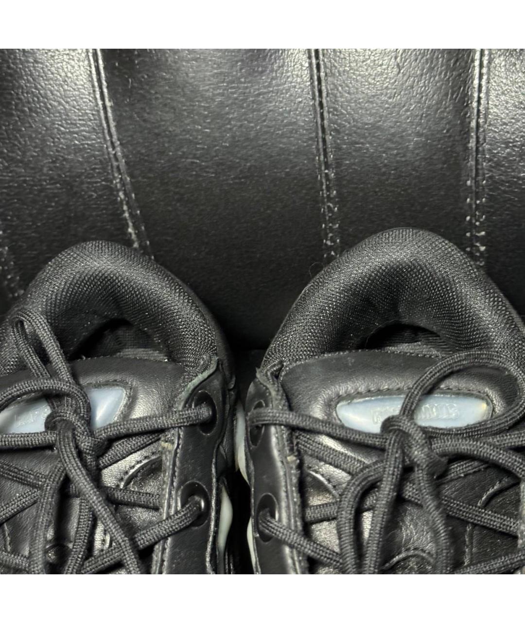 ADIDAS X RAF SIMONS Черные кожаные низкие кроссовки / кеды, фото 8