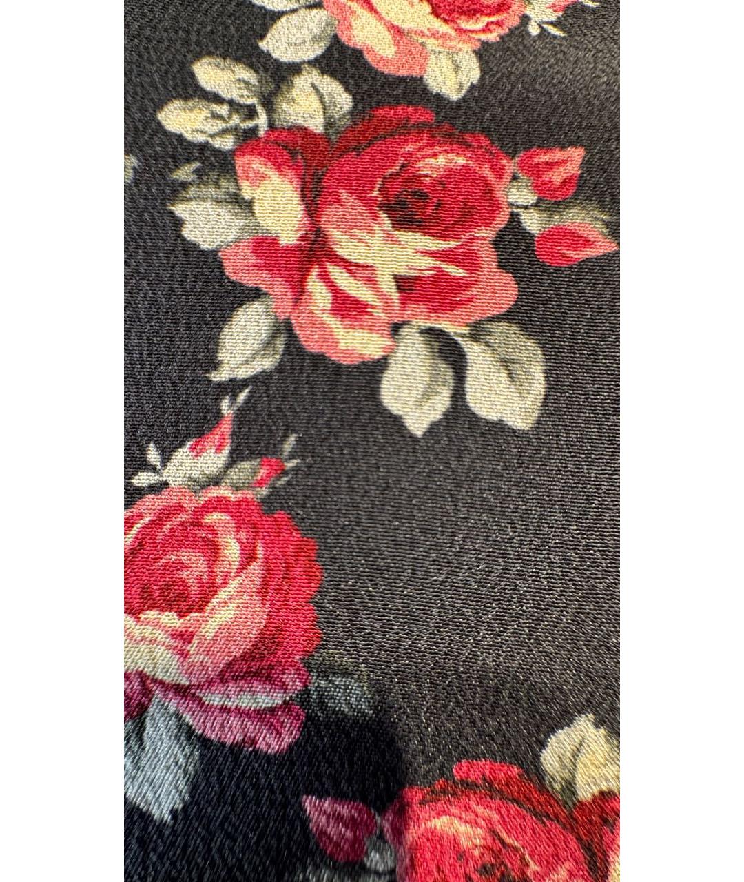 MIU MIU Черная шелковая блузы, фото 4