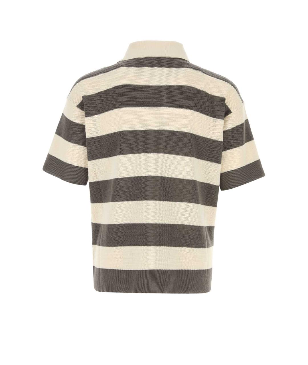 Ami Paris Мульти хлопковое поло с коротким рукавом, фото 2