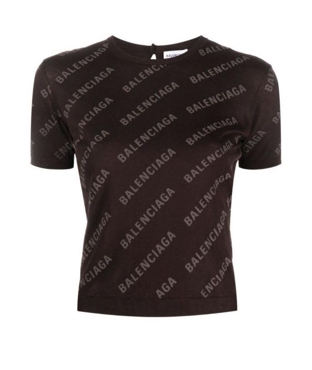 BALENCIAGA Коричневый джемпер / свитер, фото 6