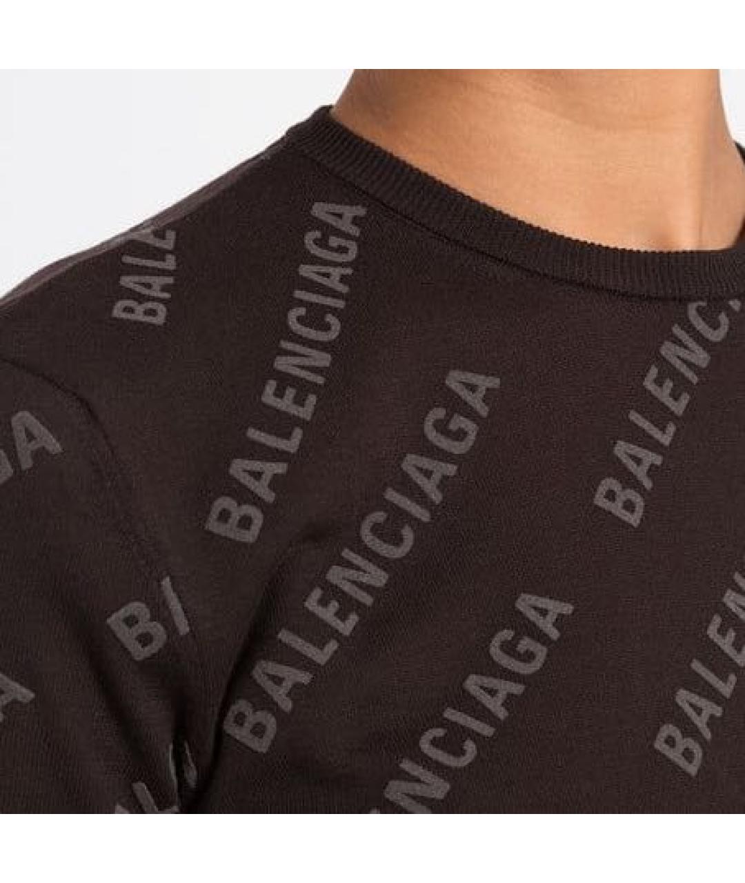 BALENCIAGA Коричневый джемпер / свитер, фото 5
