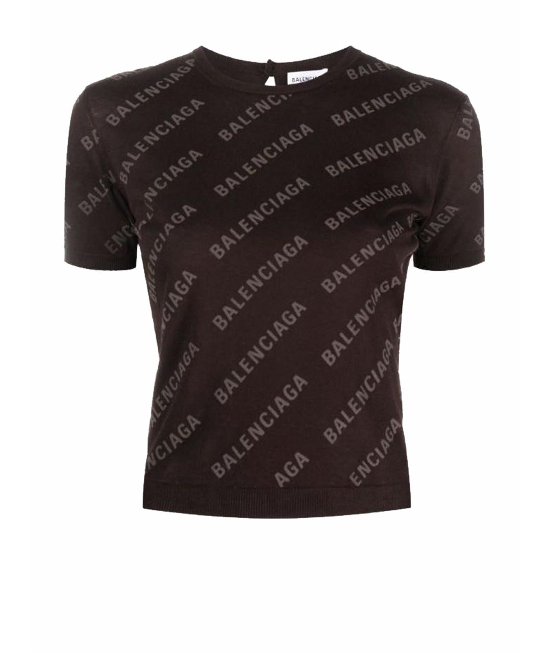 BALENCIAGA Коричневый джемпер / свитер, фото 1