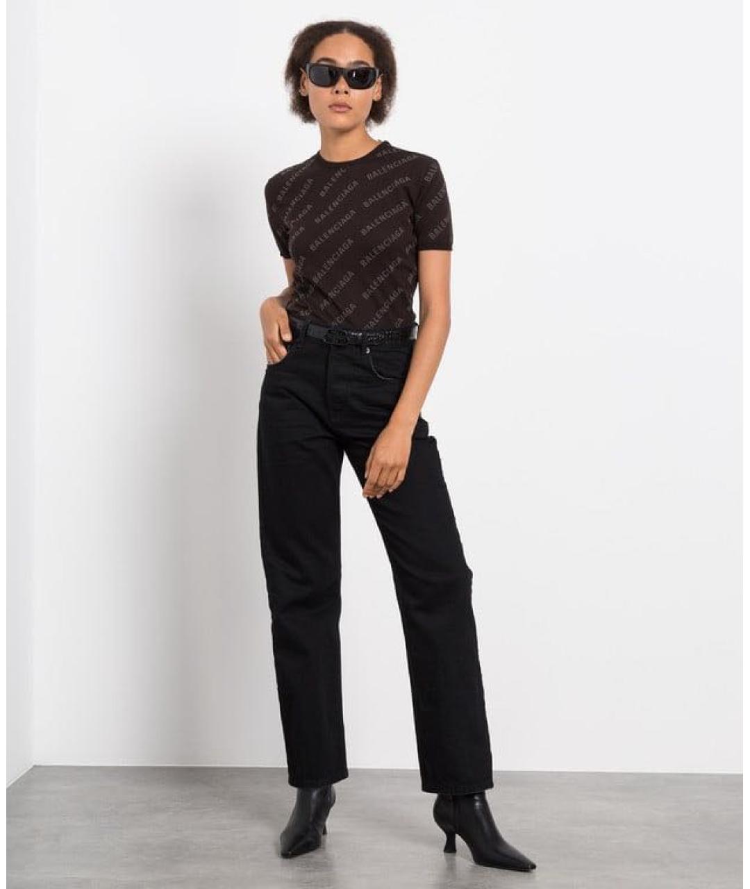 BALENCIAGA Коричневый джемпер / свитер, фото 3