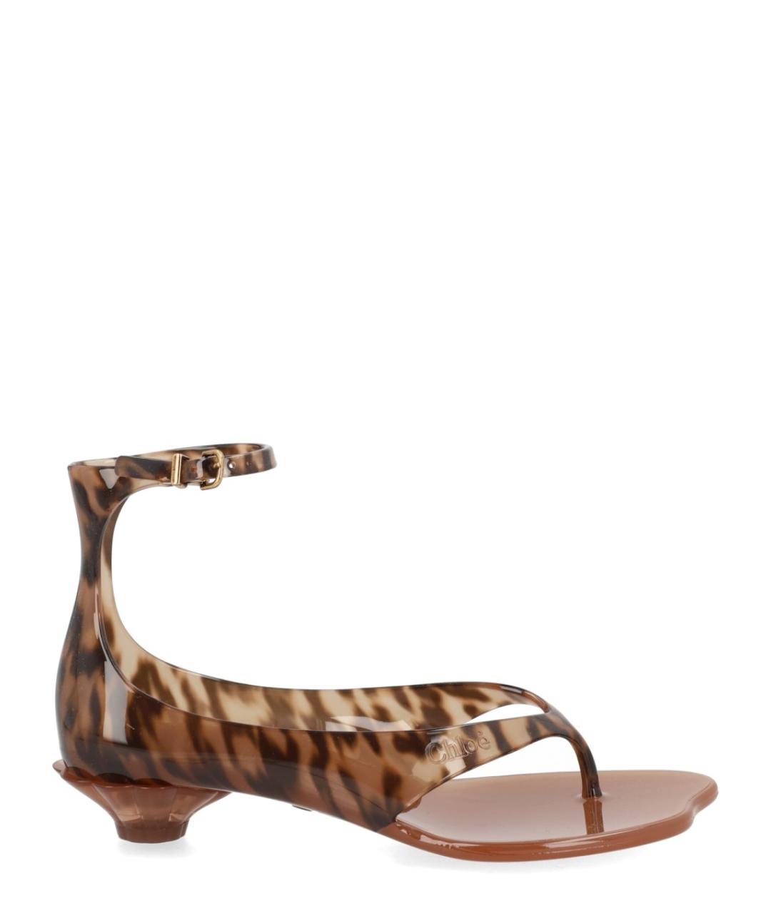 CHLOE Коричневые босоножки, фото 1