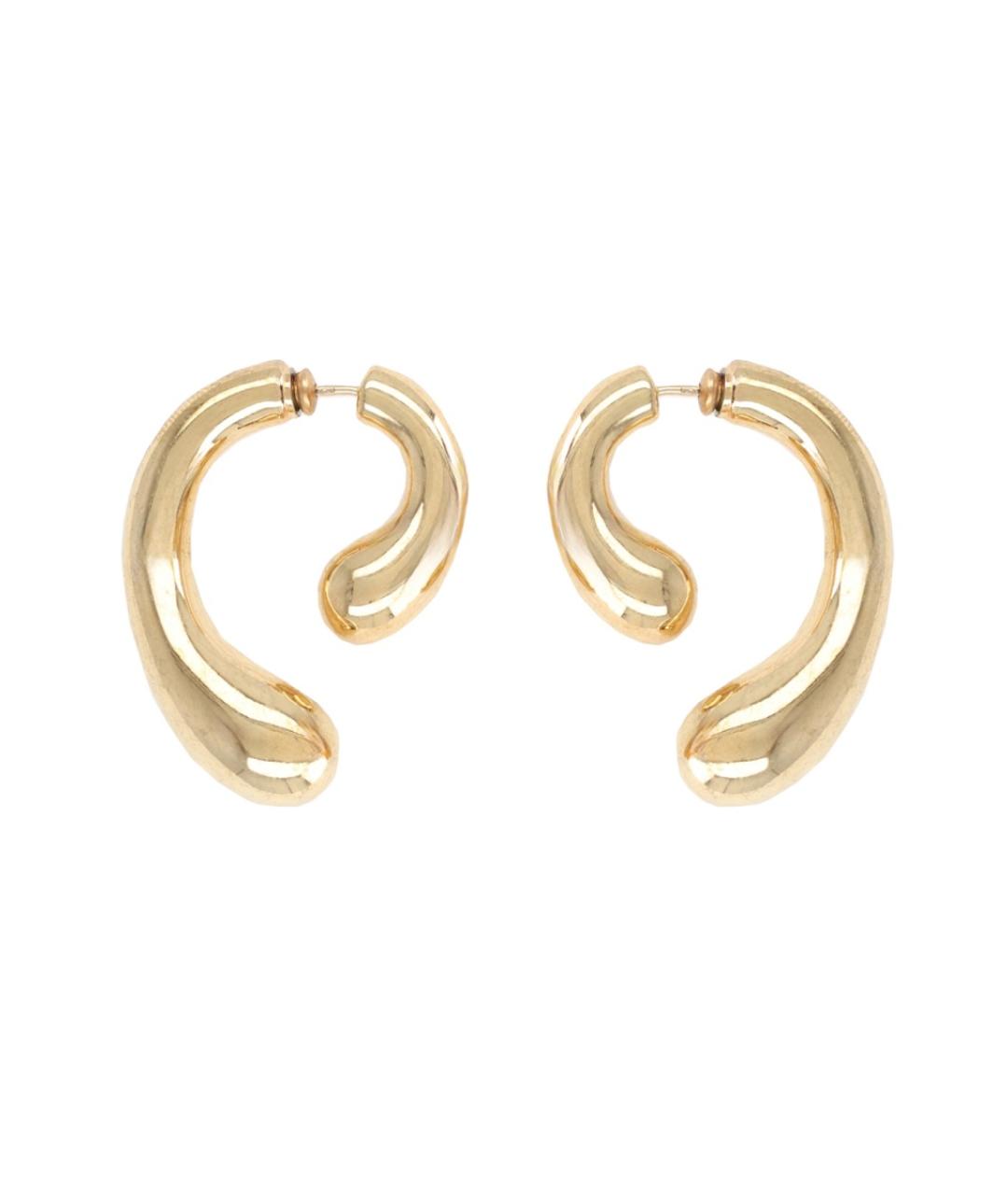 PANCONESI Золотые латунные серьги, фото 1