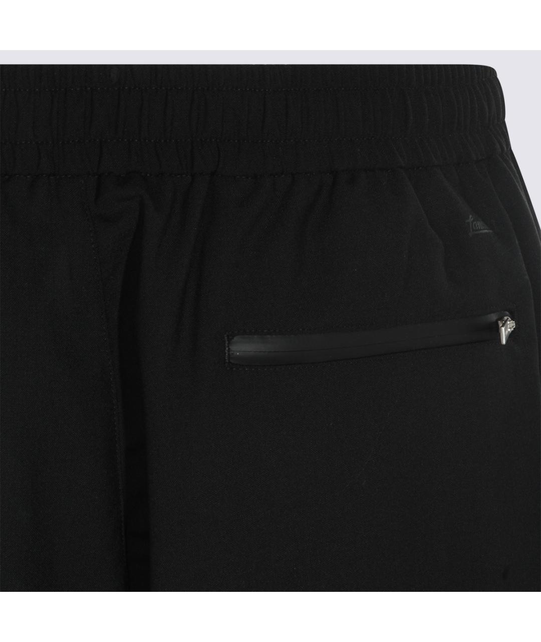 LAMINAR Черные полиэстеровые повседневные брюки, фото 4