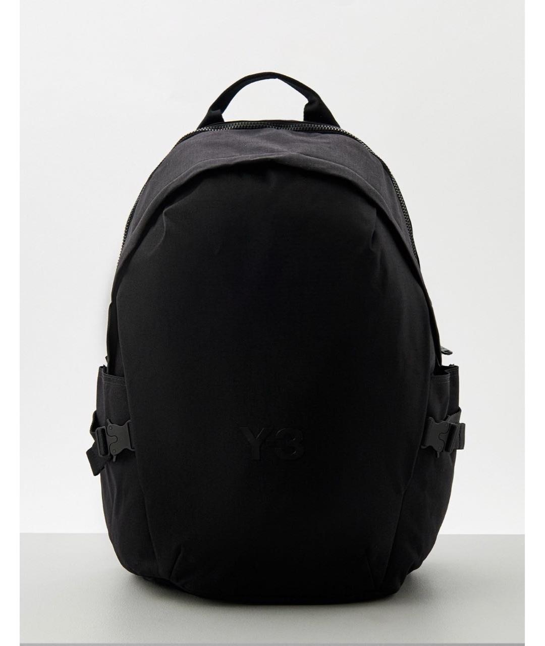 Y-3 Черный тканевый рюкзак, фото 8