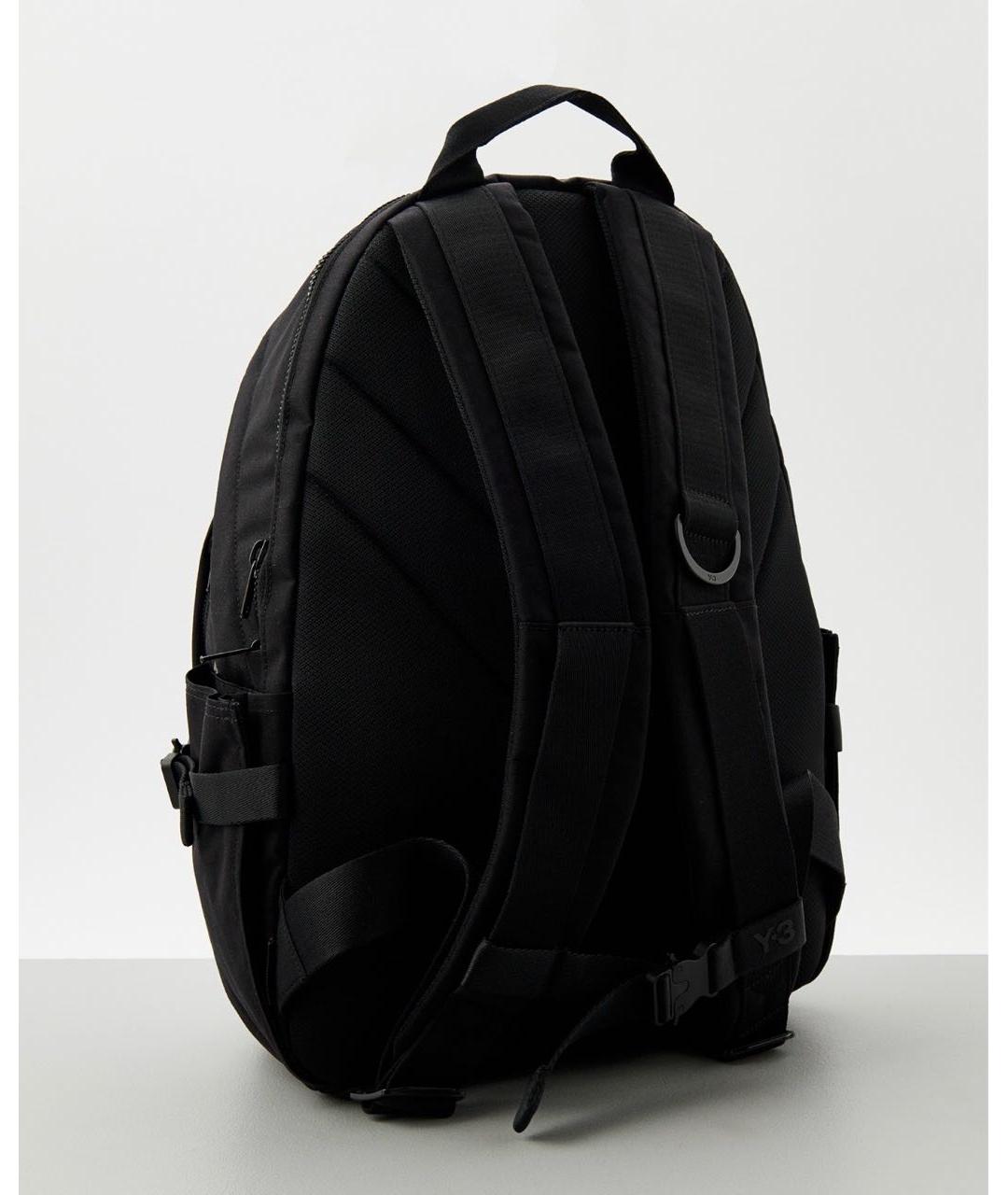 Y-3 Черный тканевый рюкзак, фото 2