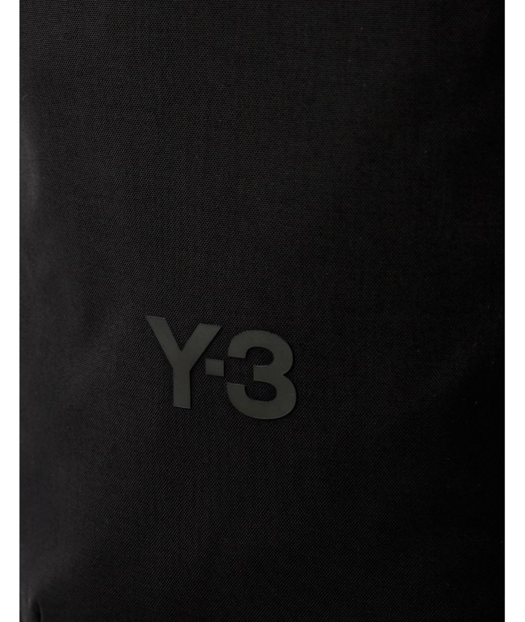 Y-3 Черный тканевый рюкзак, фото 3