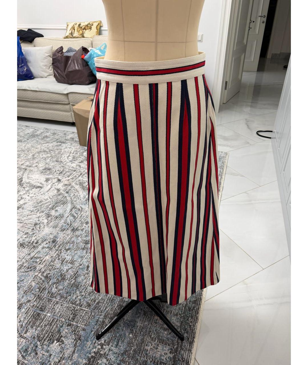 GUCCI Мульти деним юбка макси, фото 2