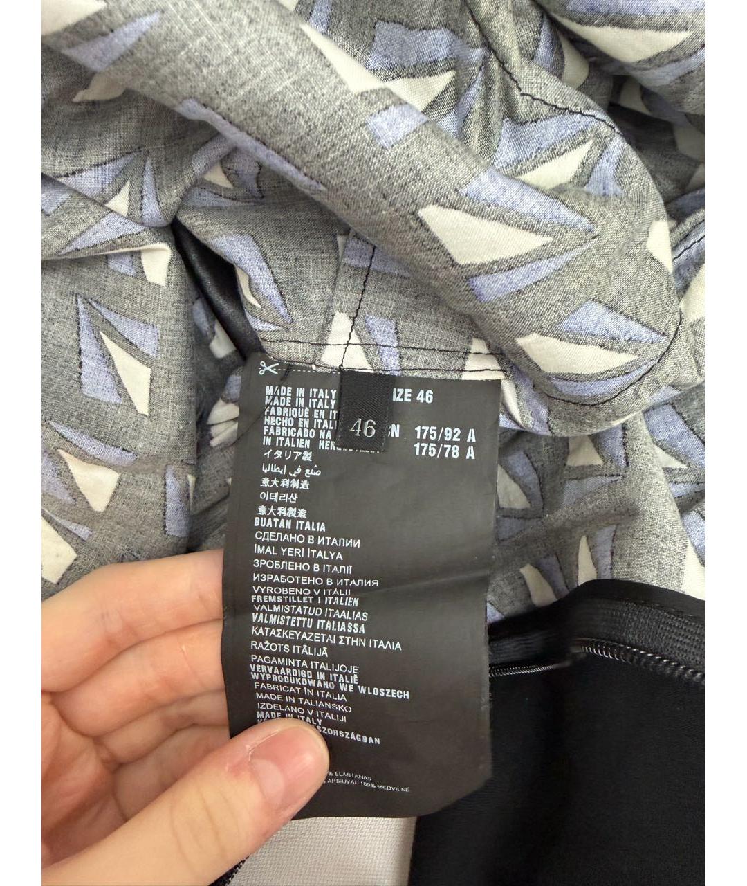 PRADA Темно-синее хлопковое повседневное платье, фото 3