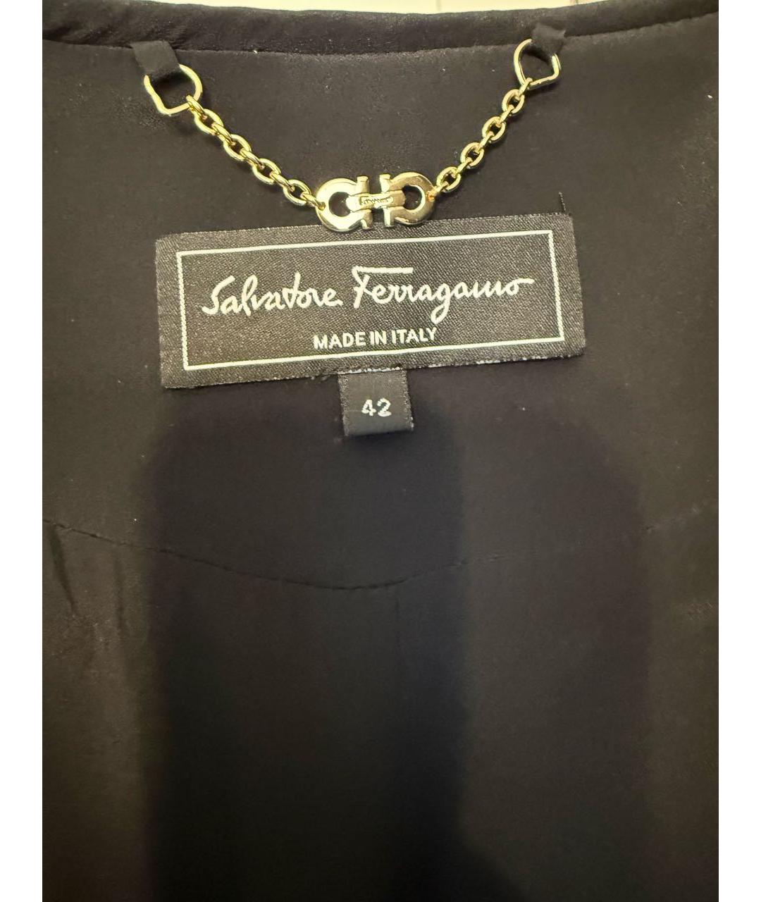 FERRAGAMO Бордовое шерстяное пальто, фото 3