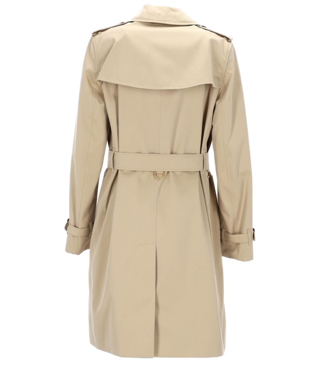 BURBERRY Бежевый хлопковый тренч/плащ, фото 2