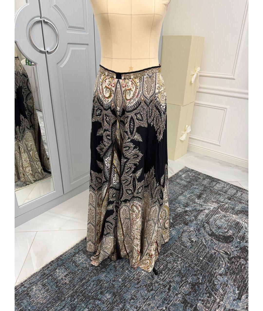 ETRO Мульти шелковая юбка макси, фото 4
