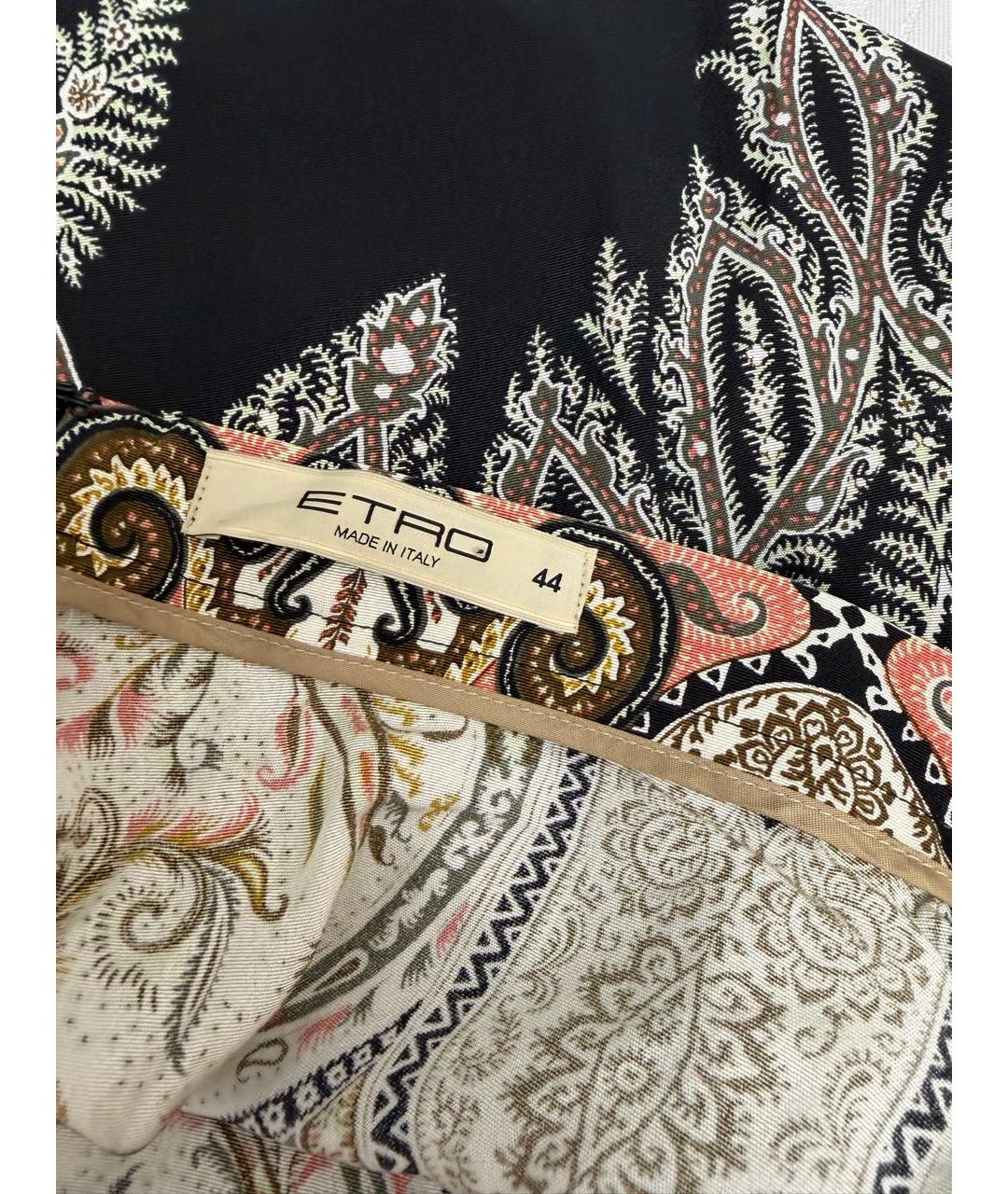 ETRO Мульти шелковая юбка макси, фото 3