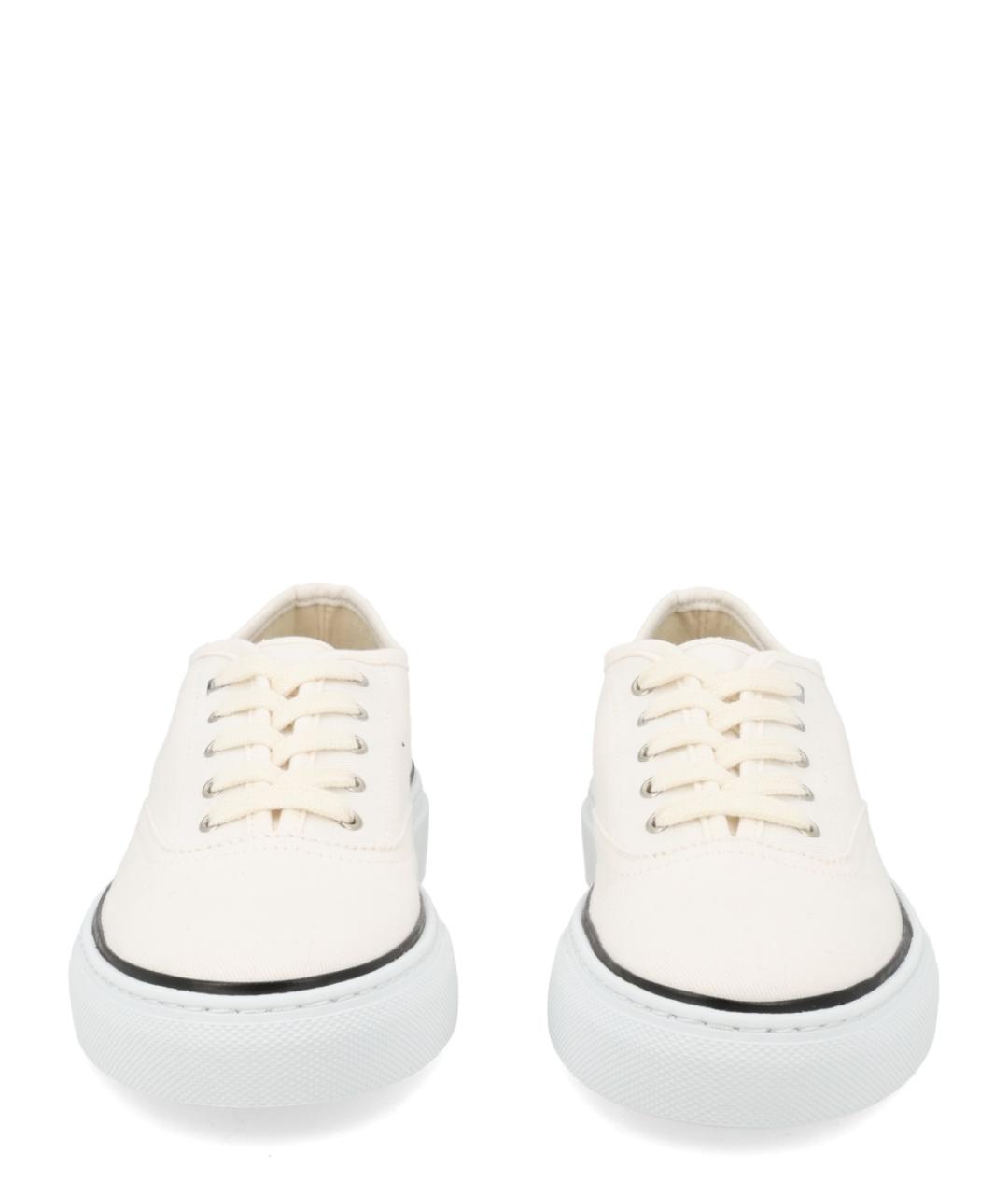 JACQUEMUS Белые текстильные кеды, фото 3