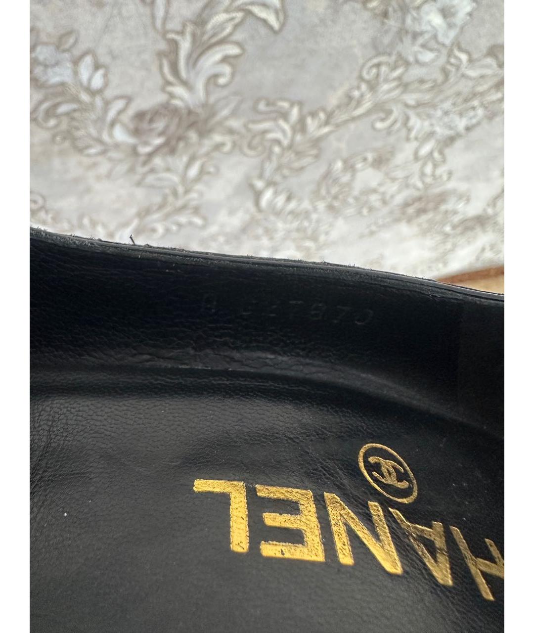 CHANEL Коричневые туфли из экзотической кожи, фото 7