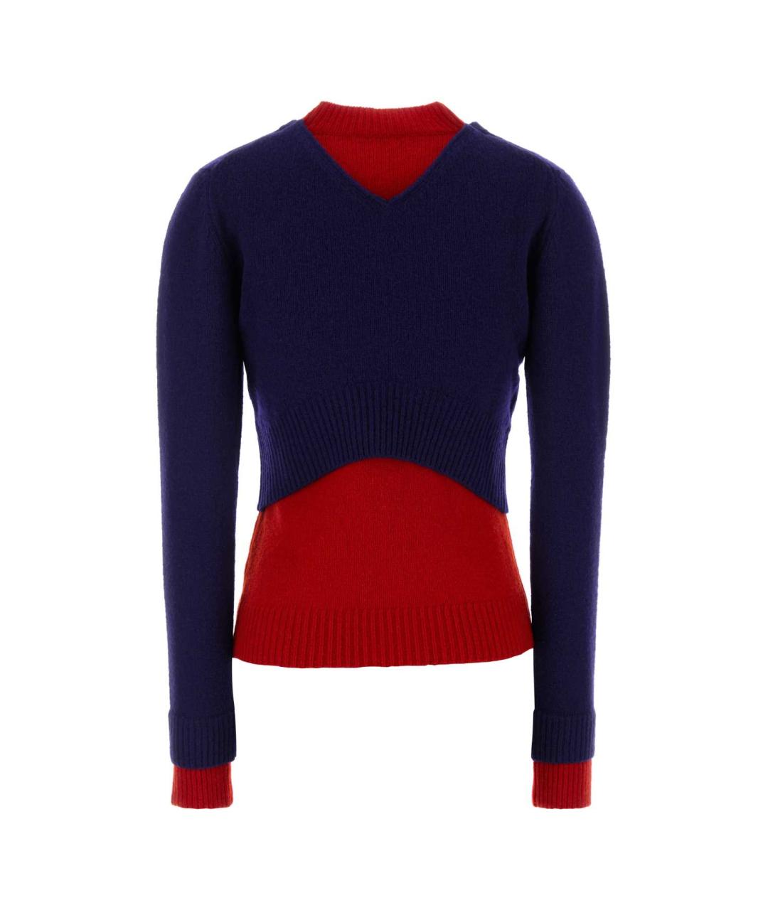 JIL SANDER Синий шерстяной джемпер / свитер, фото 2