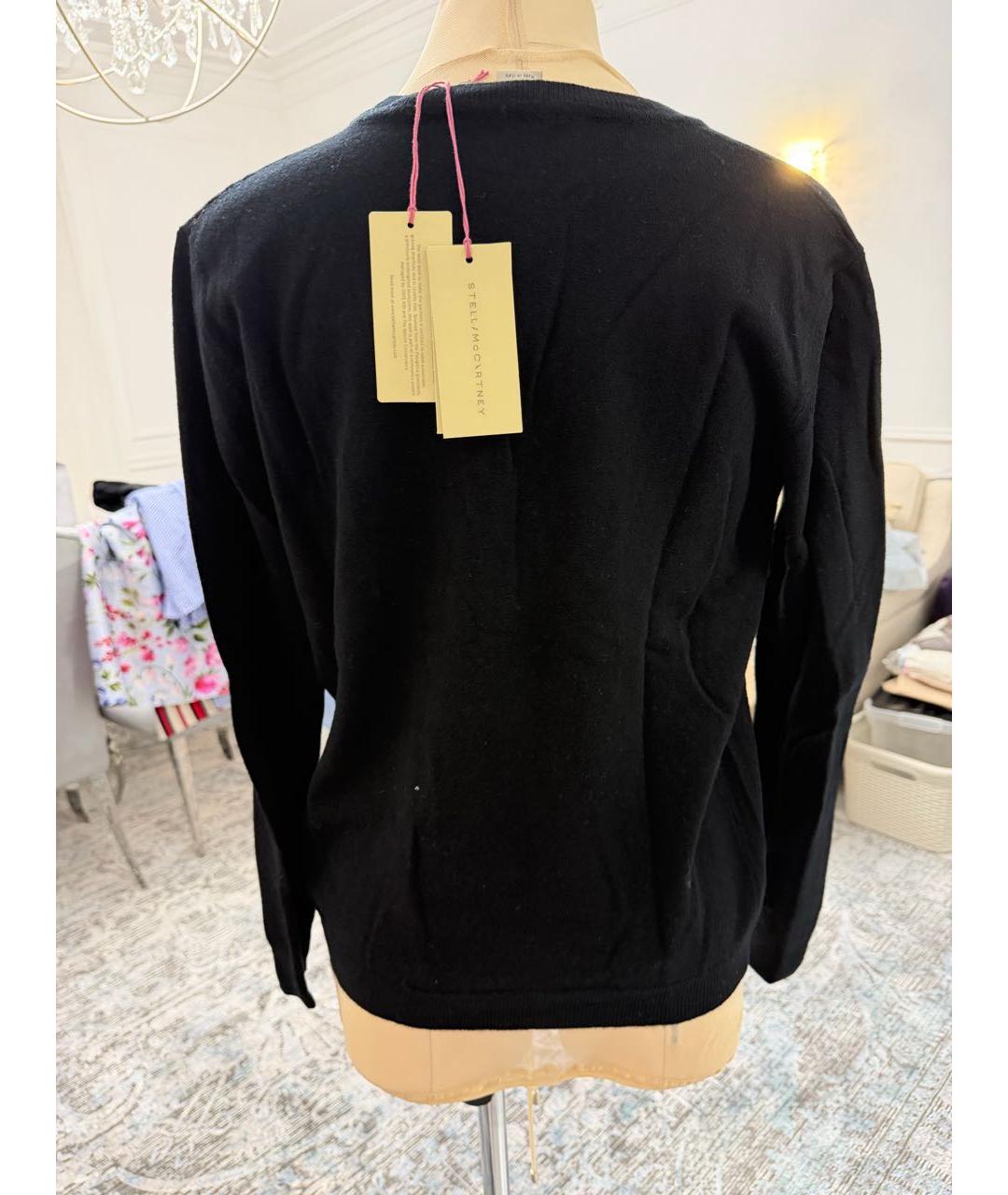 STELLA MCCARTNEY Темно-синий шерстяной джемпер / свитер, фото 2