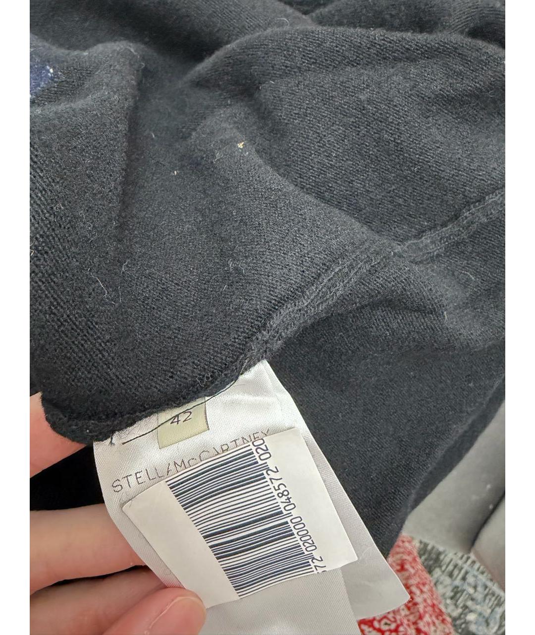 STELLA MCCARTNEY Темно-синий шерстяной джемпер / свитер, фото 3