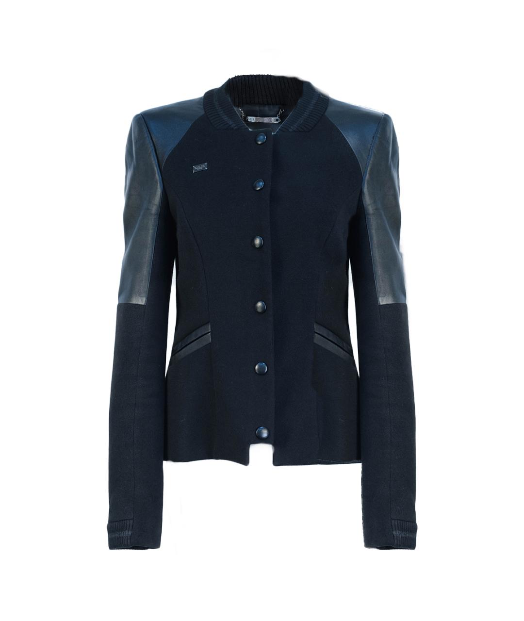 PHILIPP PLEIN Черная шерстяная куртка, фото 6