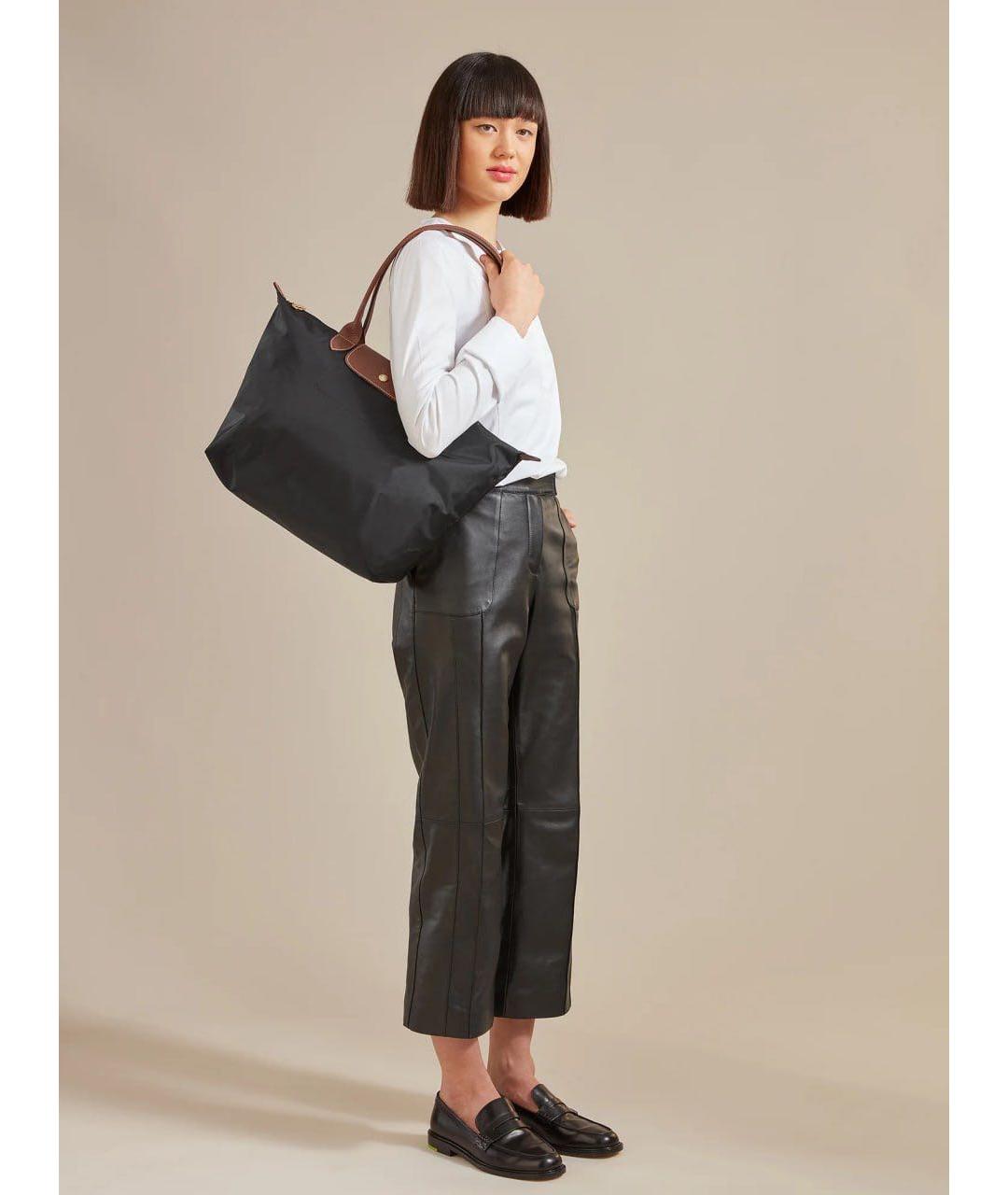 LONGCHAMP Черная сумка тоут, фото 2