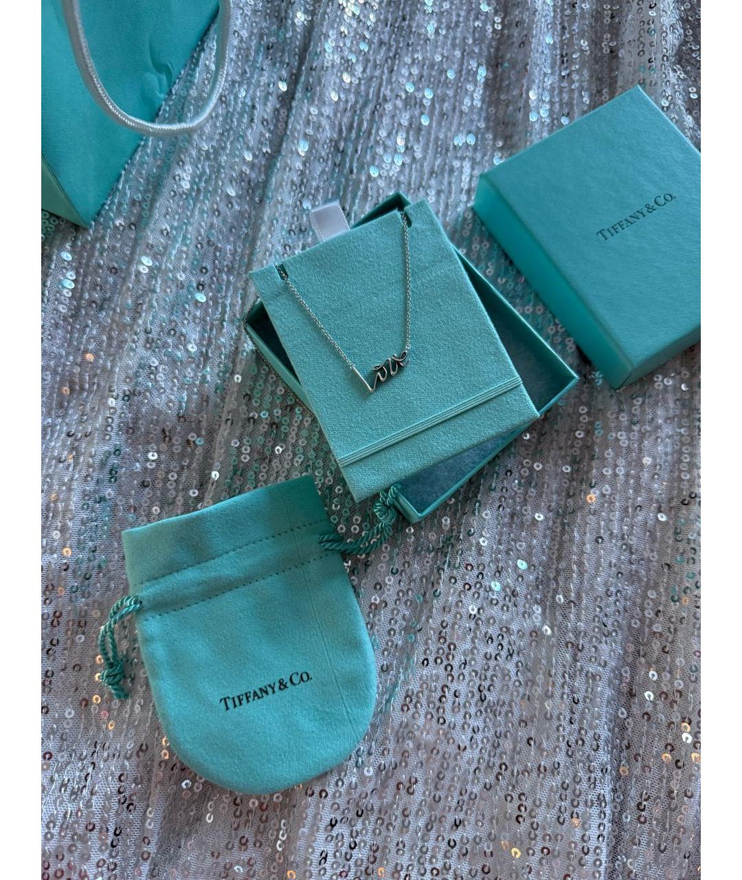 TIFFANY&CO Серебряная серебряная цепочка, фото 2