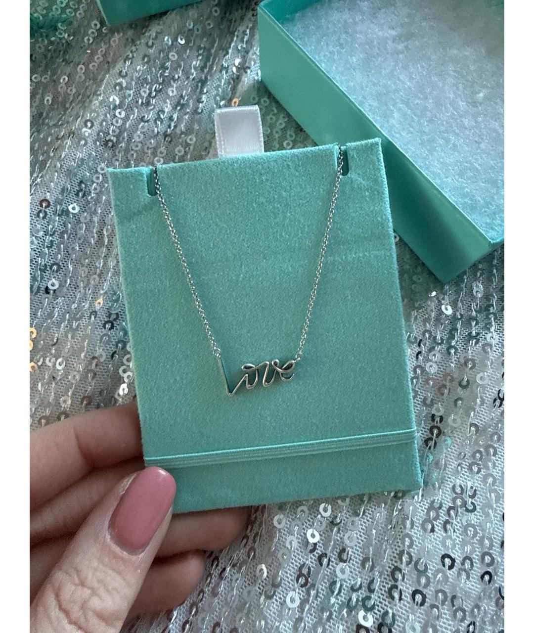 TIFFANY&CO Серебряная серебряная цепочка, фото 3