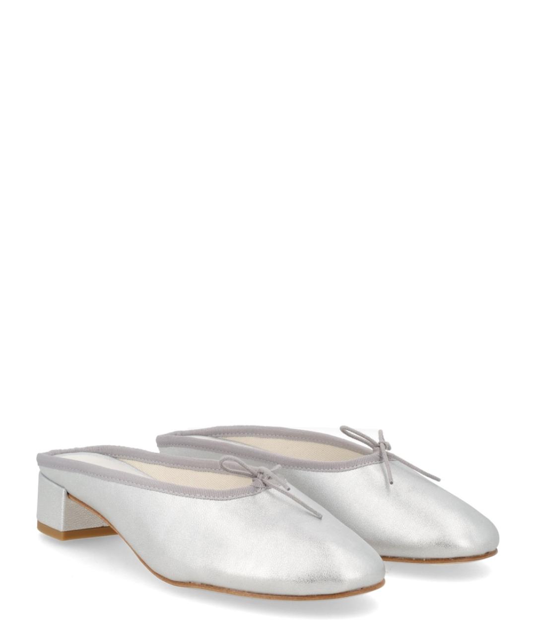 REPETTO Серебряные кожаные мюли, фото 2