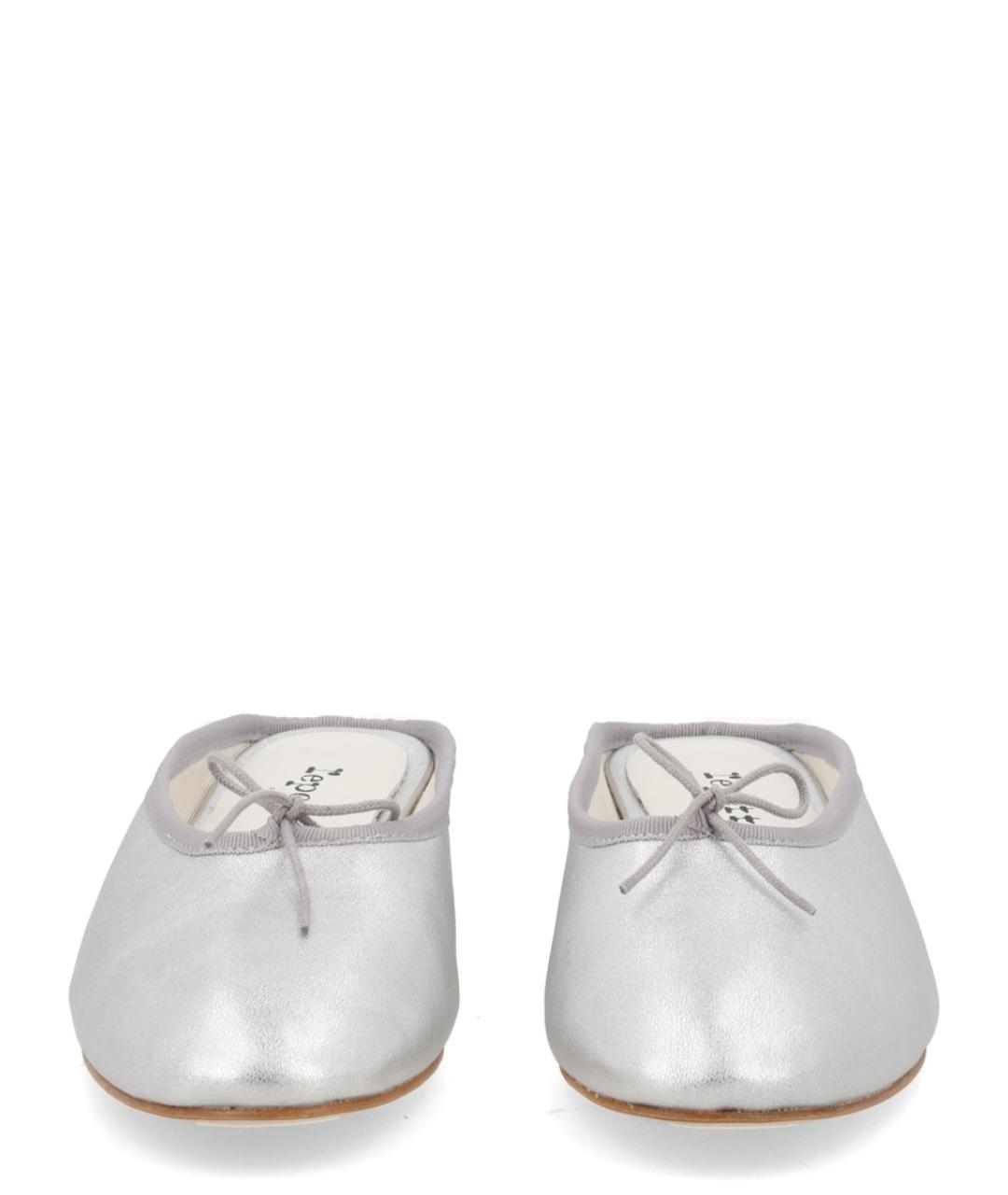 REPETTO Серебряные кожаные мюли, фото 3