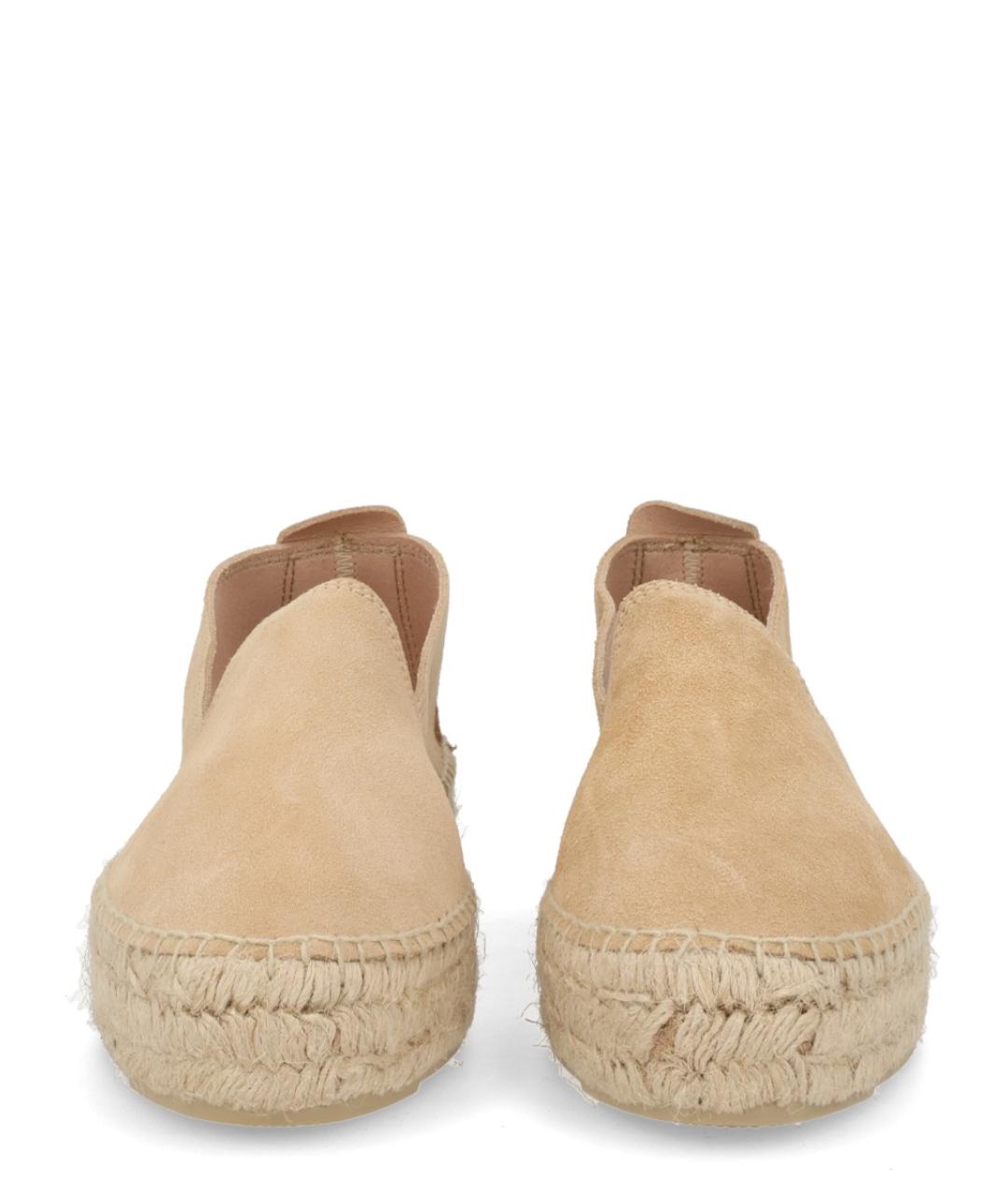 MANEBI Бежевые замшевые эспадрильи, фото 3