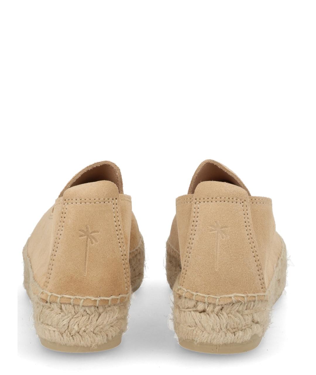 MANEBI Бежевые замшевые эспадрильи, фото 4