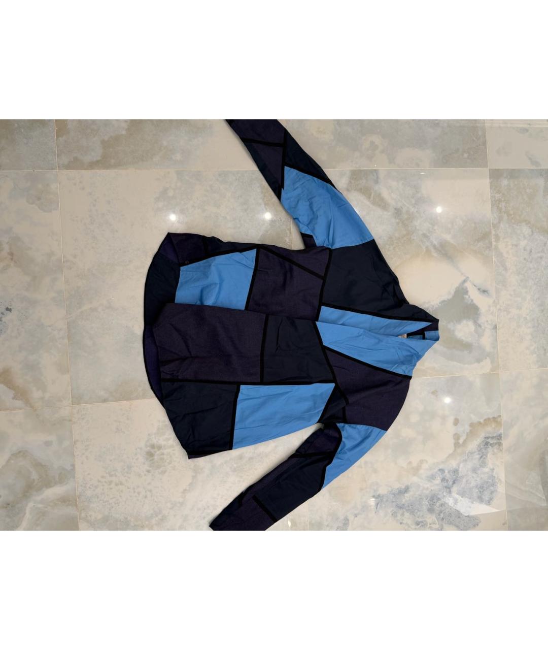 CHLOE Темно-синий хлопковый костюм с юбками, фото 6