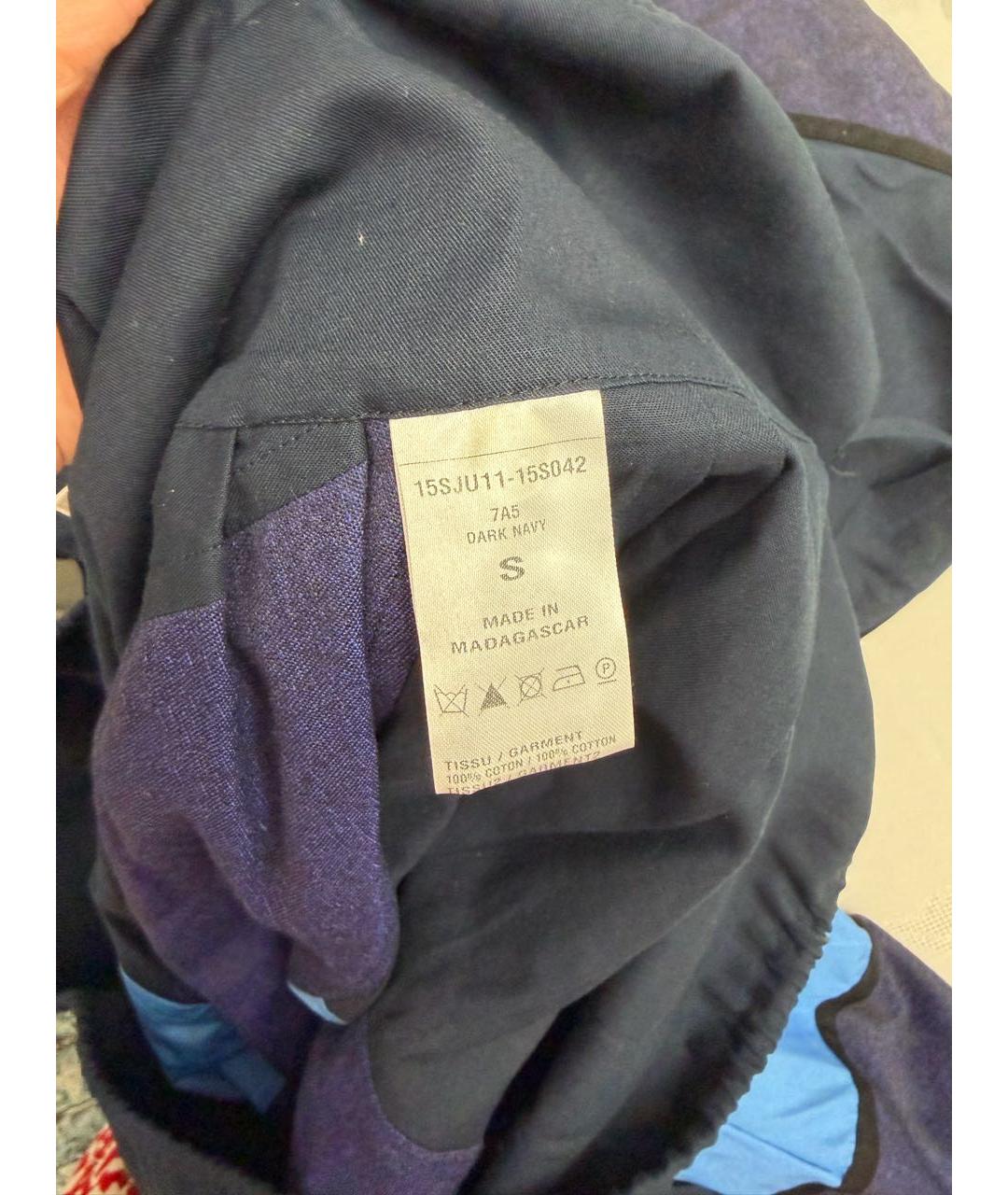 CHLOE Темно-синий хлопковый костюм с юбками, фото 5