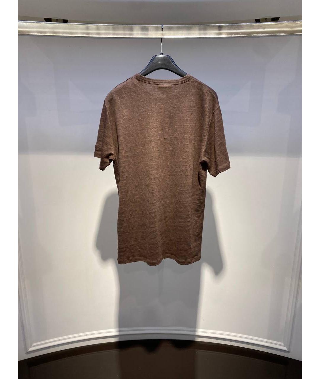 MC2 SAINT BARTH Коричневая футболка, фото 2