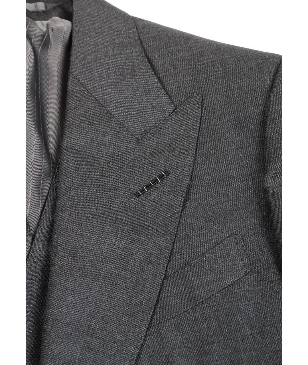 TOM FORD Антрацитовый костюм-тройка, фото 5