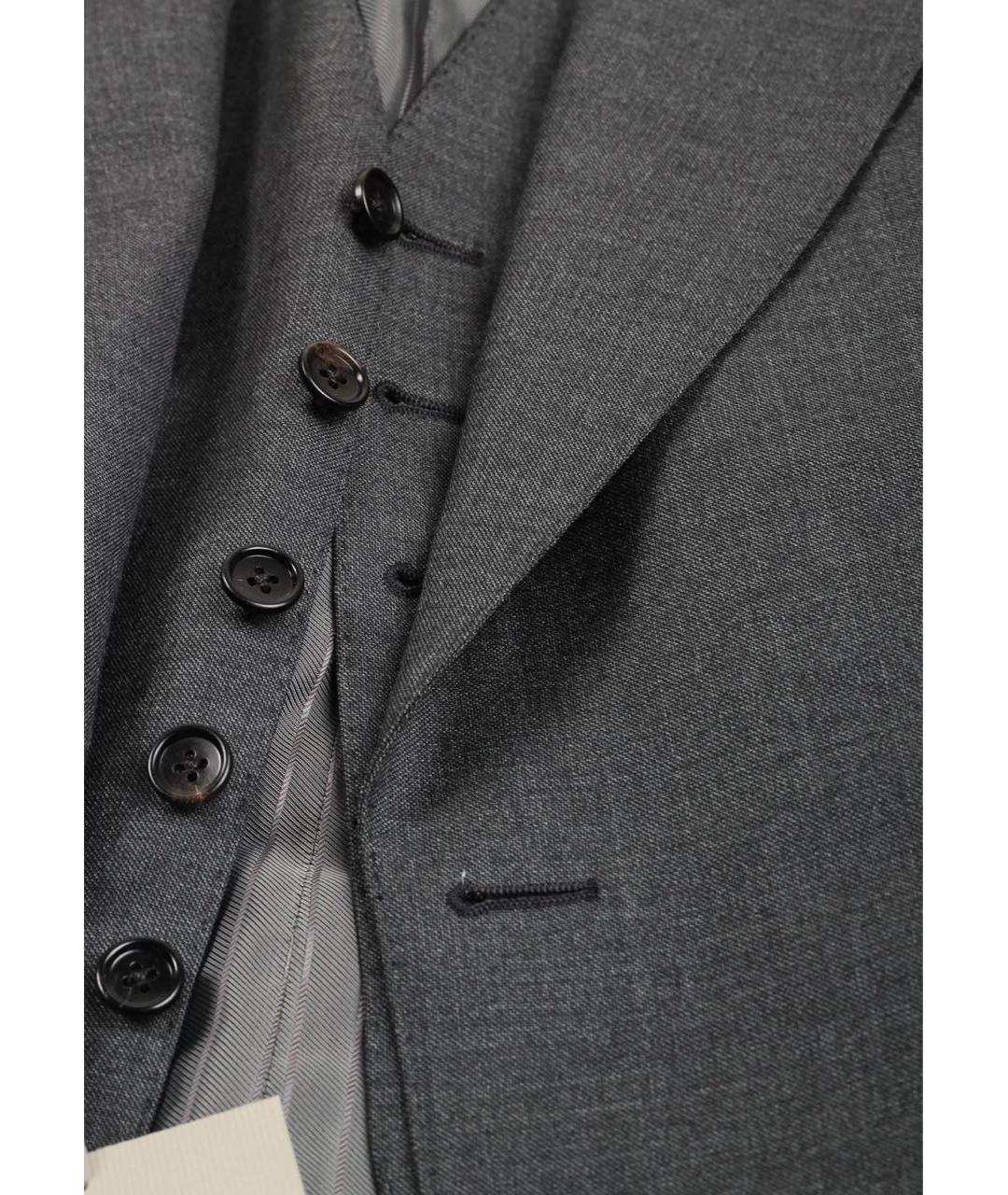 TOM FORD Антрацитовый костюм-тройка, фото 3
