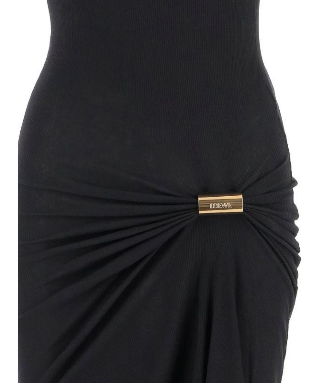 LOEWE Черное вечернее платье, фото 2