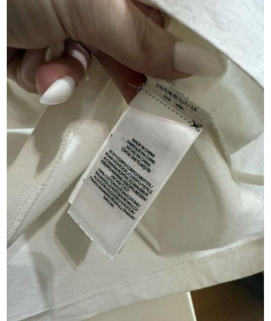 POLO RALPH LAUREN Бежевая хлопковая футболка, фото 5