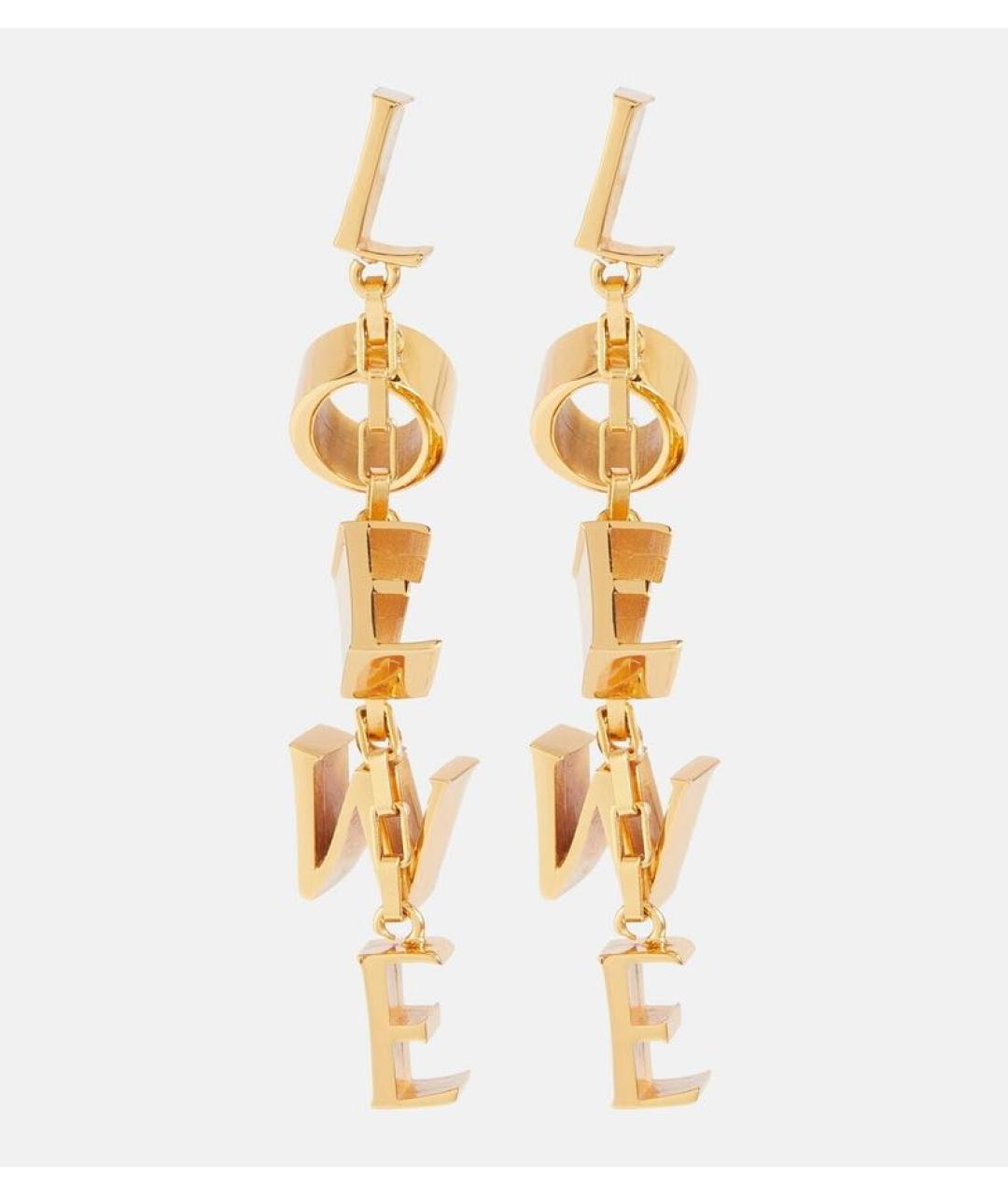 LOEWE Золотые серьги, фото 4