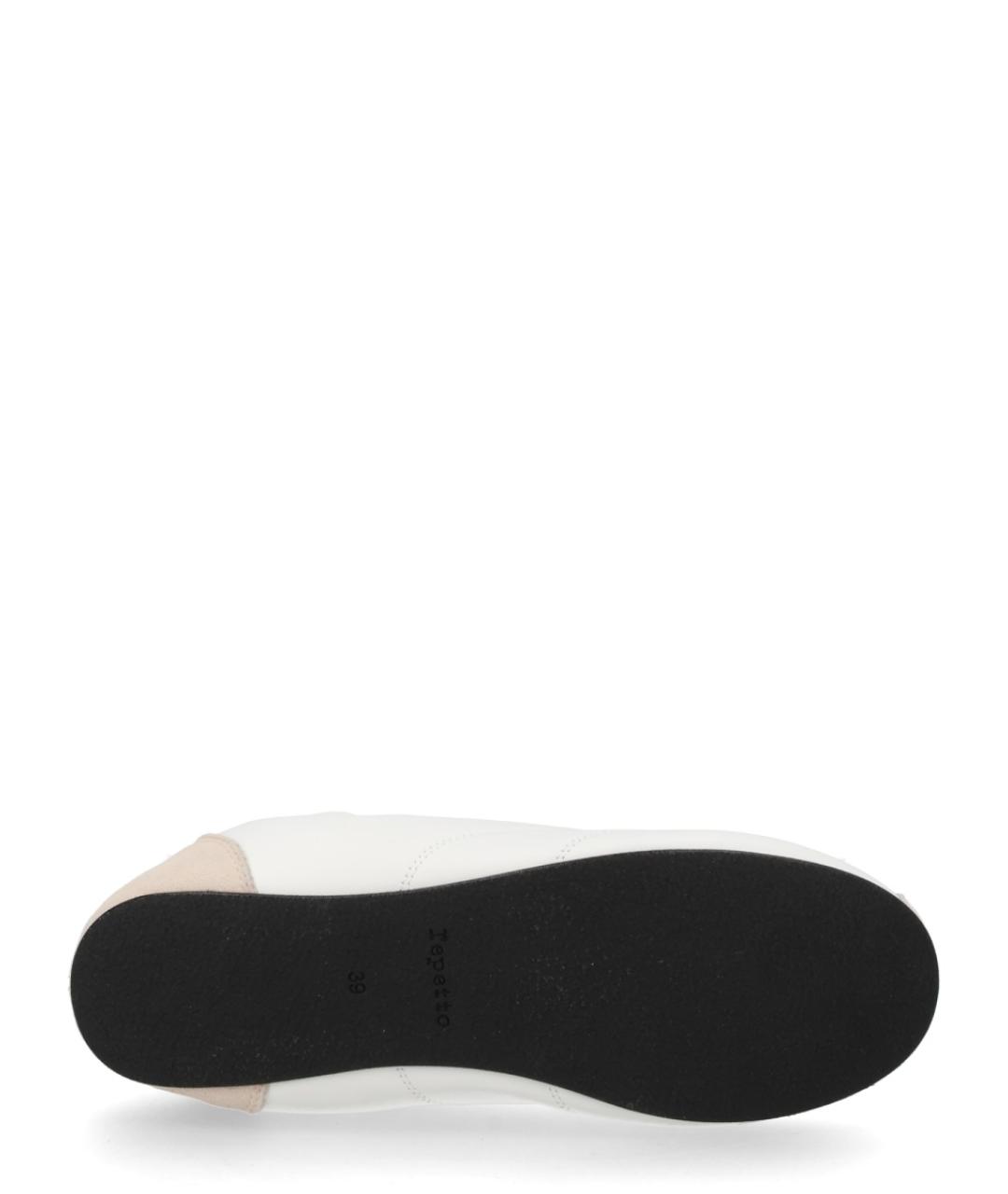 REPETTO Белые кожаные кроссовки, фото 5