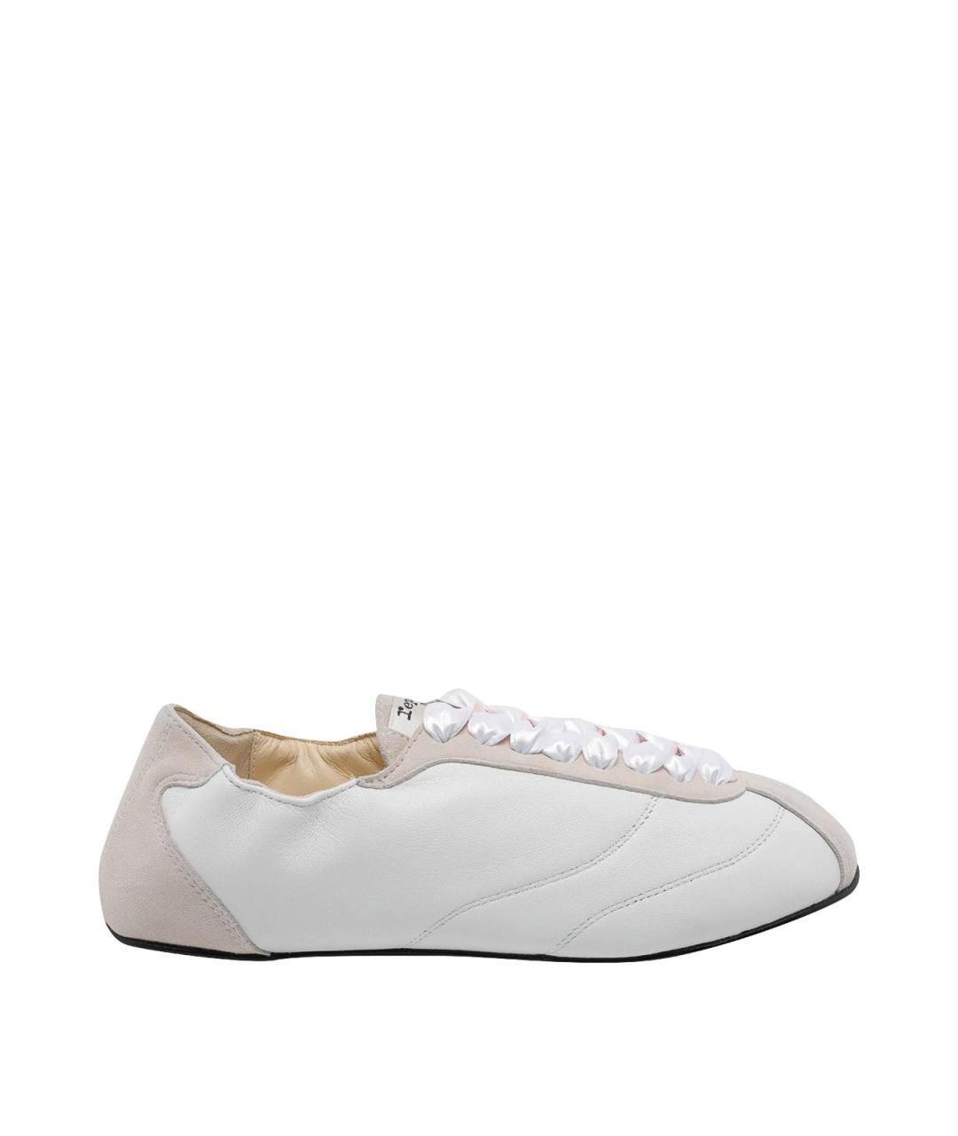 REPETTO Белые кожаные кроссовки, фото 1